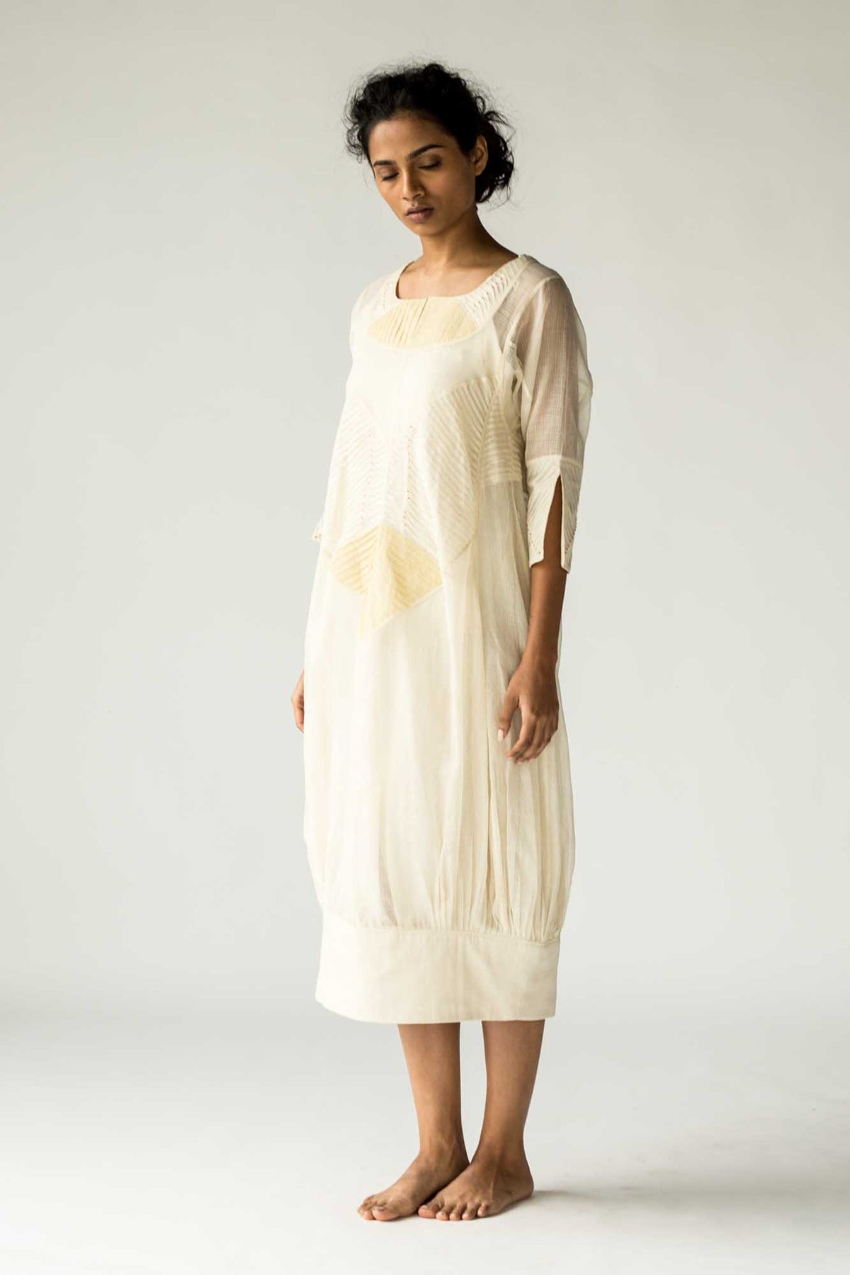 acka cocoon essence dress Cocoon Dress M / ivory