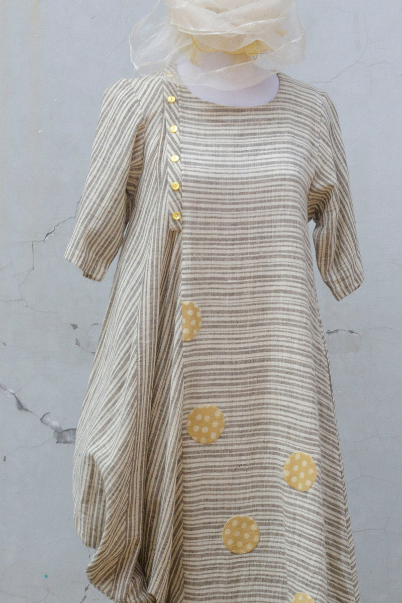 One Sided Organic Cotton  Dress